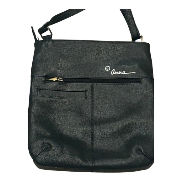 NWOT Anuschka Butterfly Dusk Crossbody Bag Purse Hand Painted Art NEW w/o tag - Picture 7 of 8